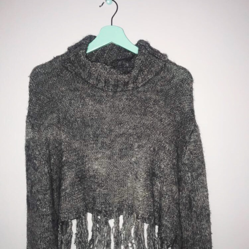 Pandemonium Cropped Wool Sweater